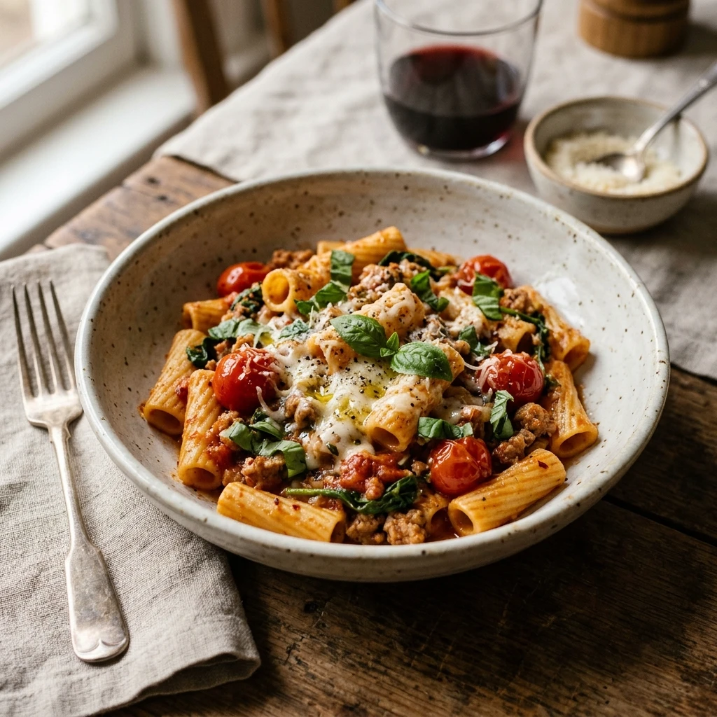 Quick Pasta Dinner 20 Minute Meal One Pot Busy Night