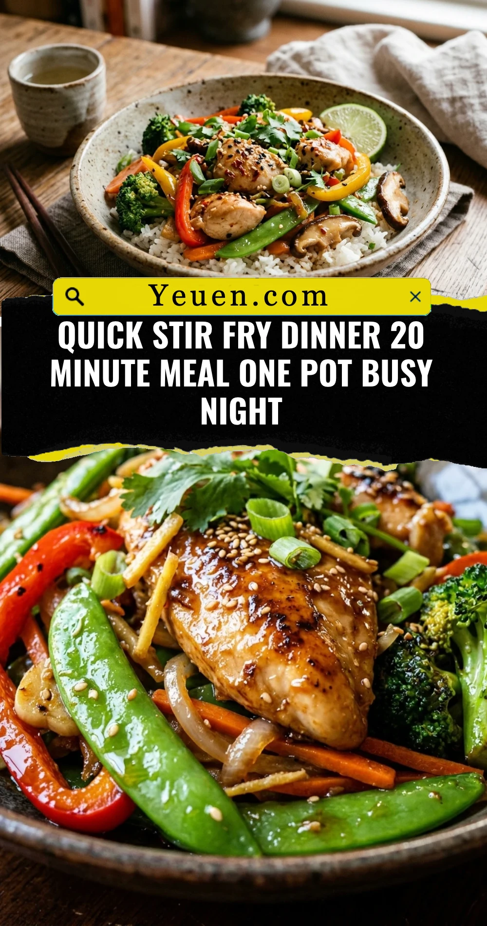 Quick Stir Fry Dinner 20 Minute Meal One Pot Busy Night