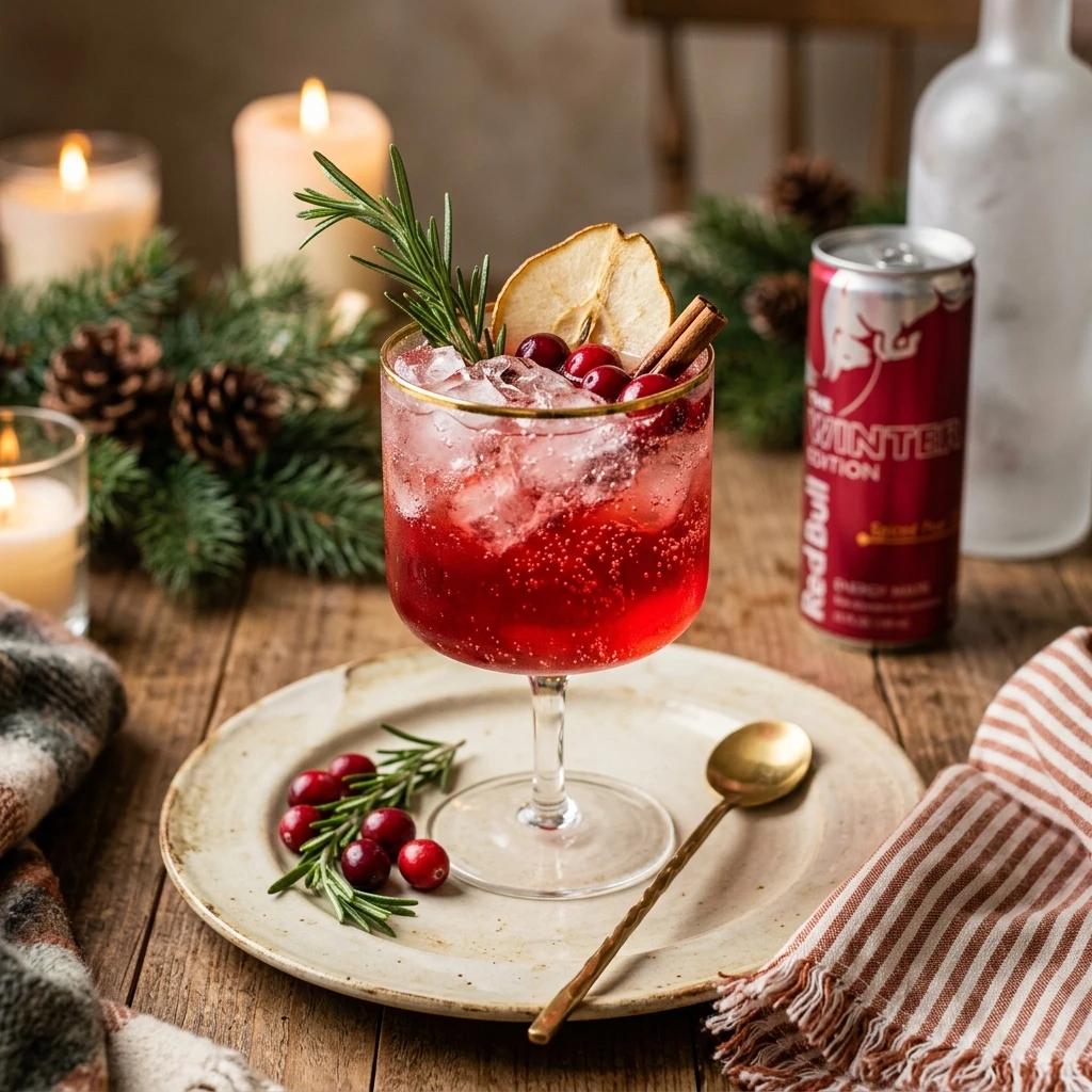 Redbull Drinks Winter Energy Mocktails