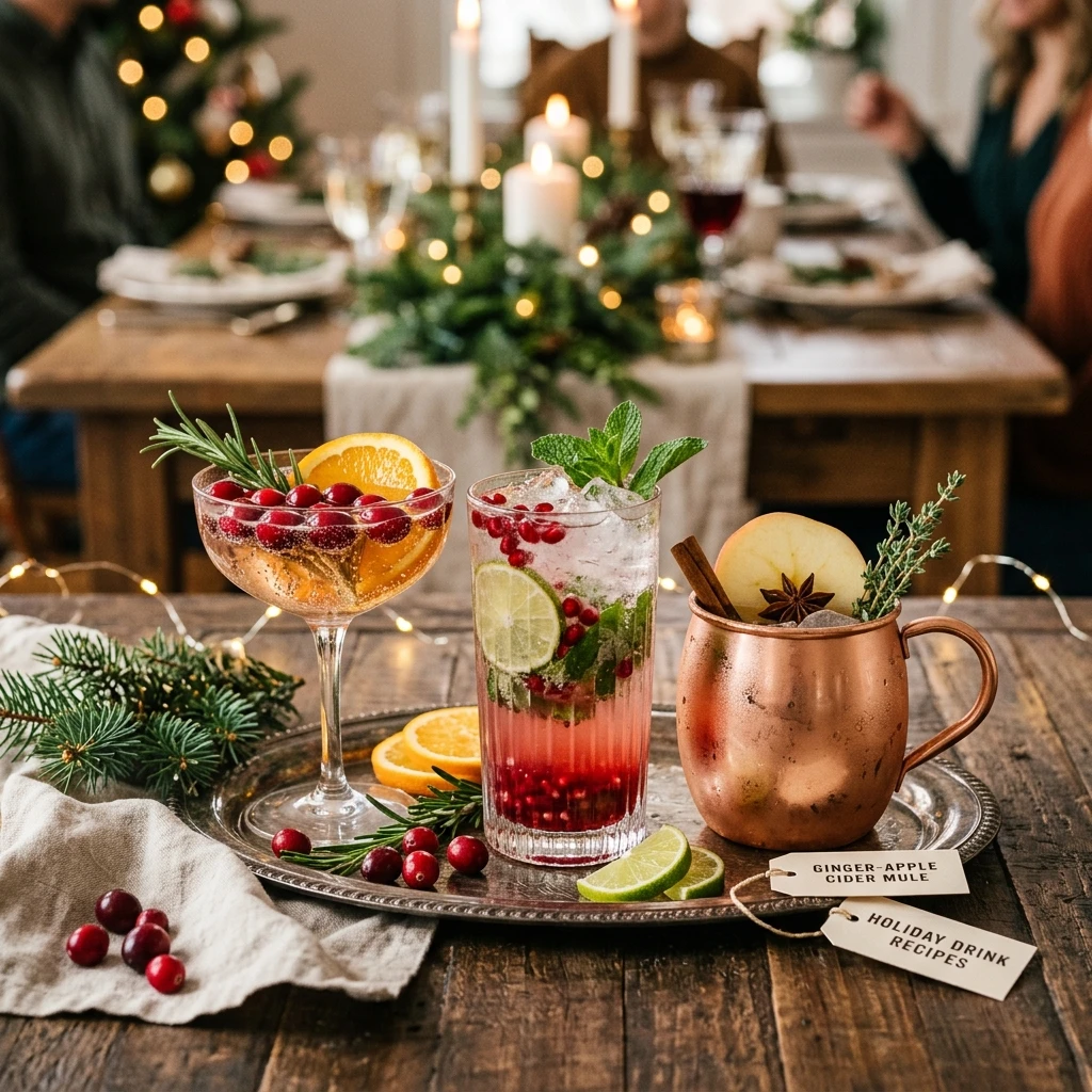Refreshing Drinks Recipes For Holiday Table