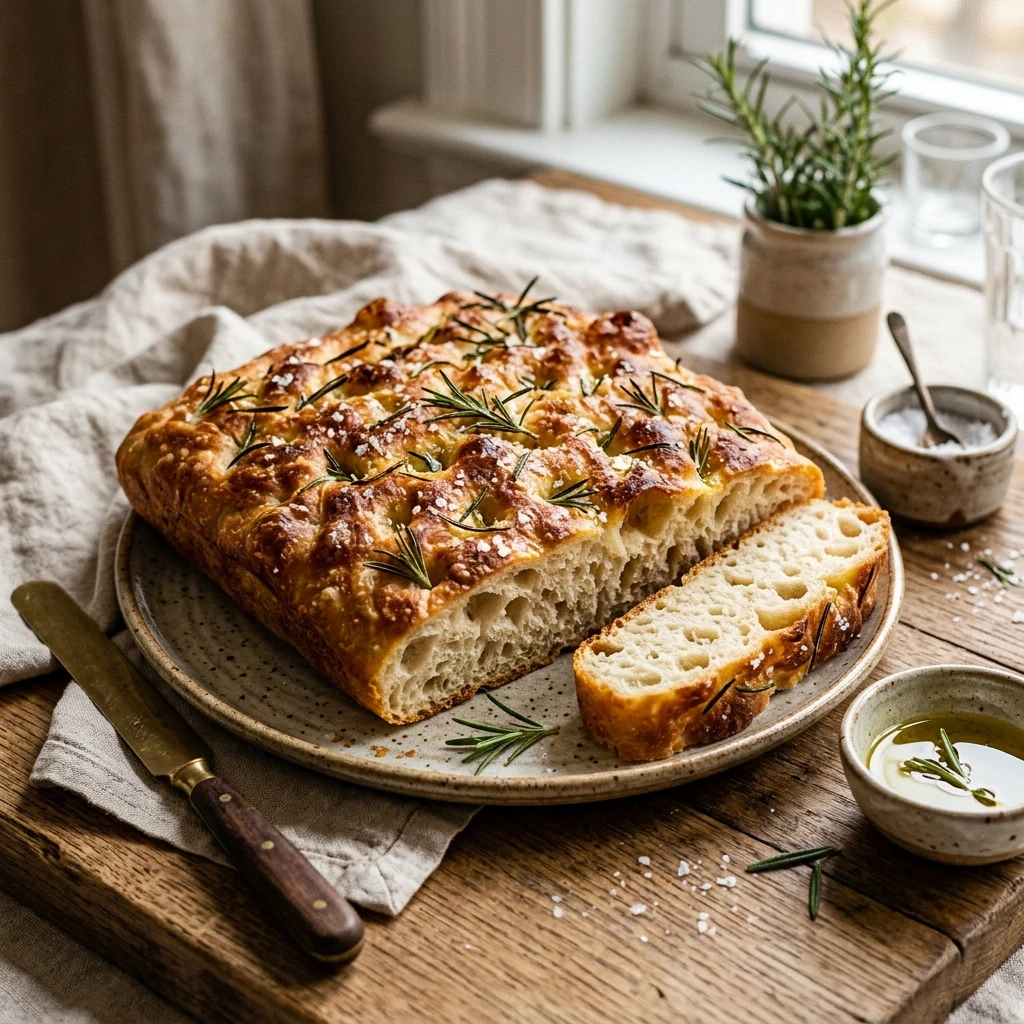 Rosemary Sea Salt Sourdough Focaccia Artisan