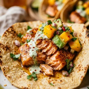 Salmon Tacos Easy 20 Minute Seafood Healthy Ultimate Recipe Viral