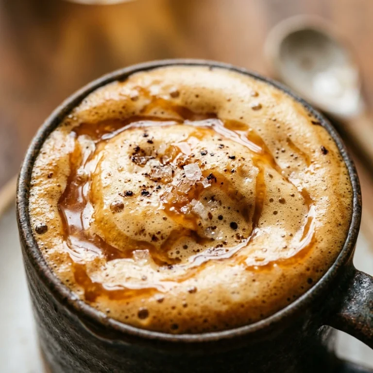 Salted Caramel Proffee - 3 Ingredient High Protein Coffee