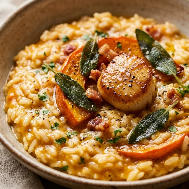Savory Pumpkin Risotto Creamy Cozy Fall Dinner Easy 20 Minute