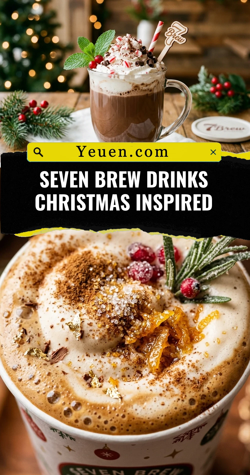 Seven Brew Drinks Christmas Inspired