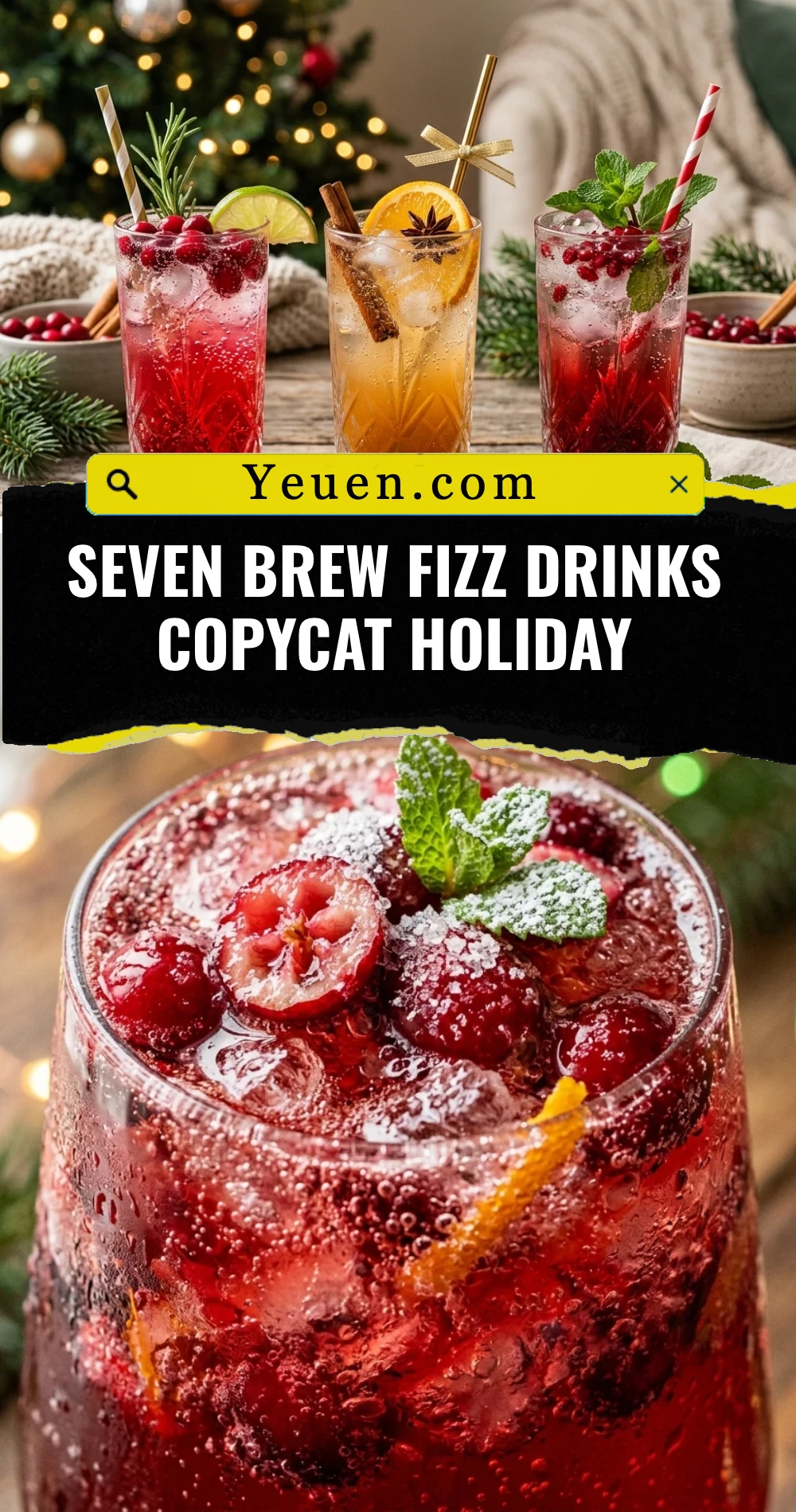 Seven Brew Fizz Drinks Copycat Holiday