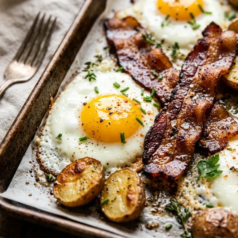 Sheet Pan Bacon And Eggs One Pan Feeds 8 Easy