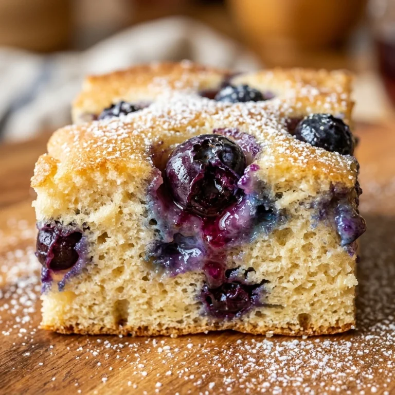 Sheet Pan Blueberry Pancakes Family Brunch Easy Fluffy