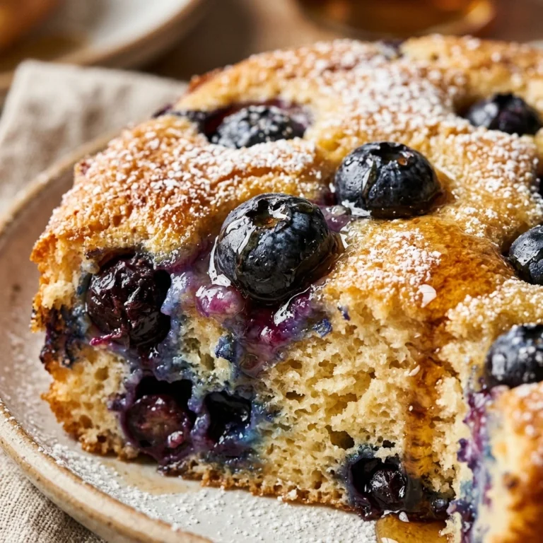 Sheet Pan Blueberry Pancakes Fluffy No Flip Family Feeds 8