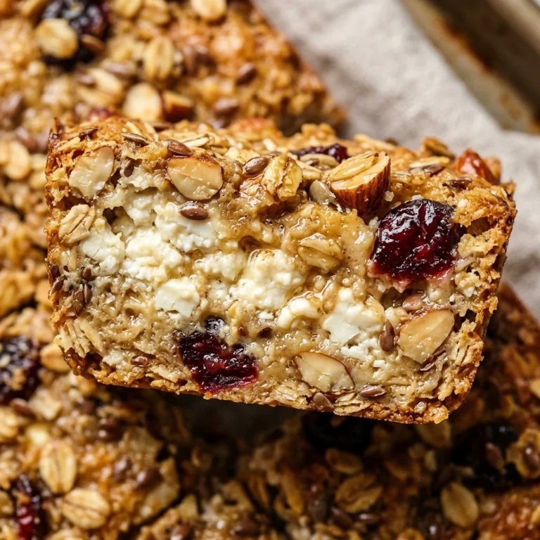 Sheet Pan Breakfast Bars Cottage Cheese High Protein Feeds 12