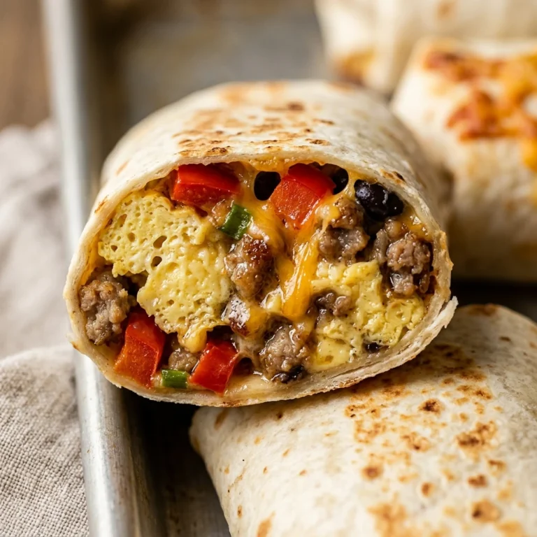 Sheet Pan Breakfast Burritos Freezer Meal Prep Feeds 12