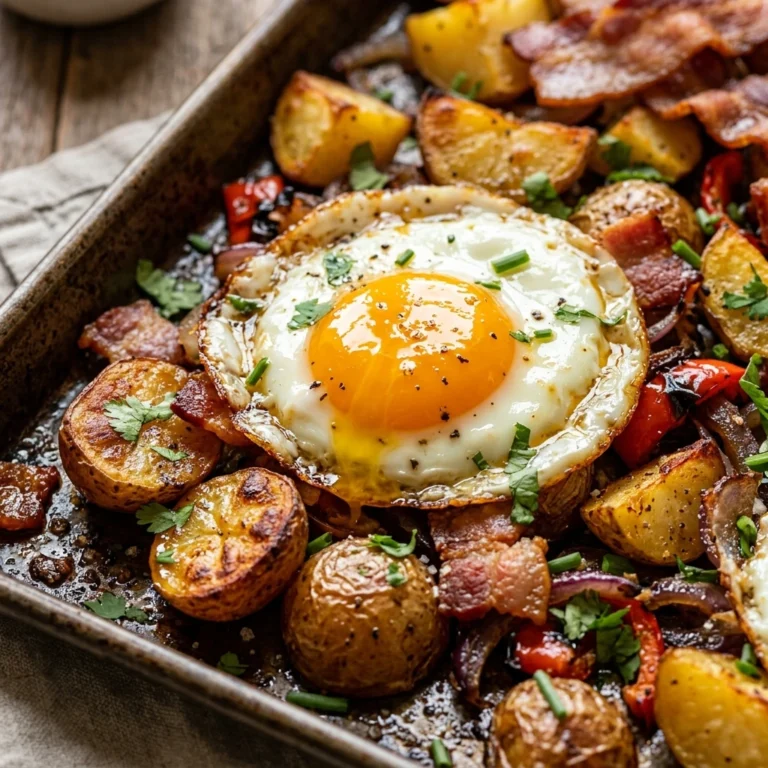 Sheet Pan Breakfast Hash Potatoes Eggs One Pan Feeds 8