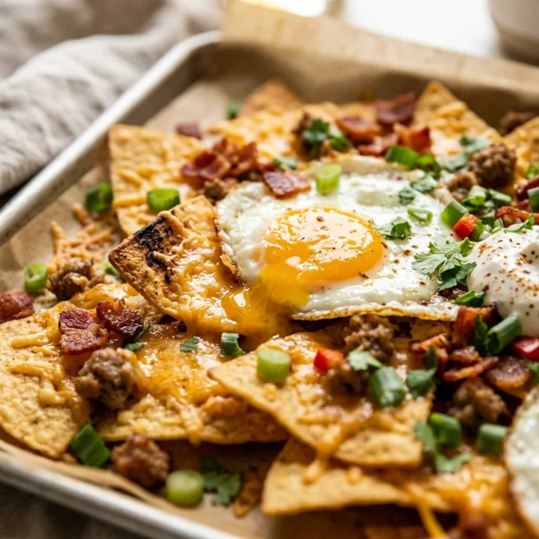 Sheet Pan Breakfast Nachos Eggs Cheese Feeds 10 Brunch