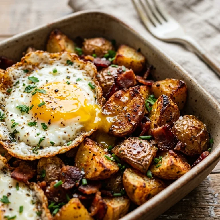 Sheet Pan Breakfast Potatoes Crispy Eggs One Pan Feeds 8