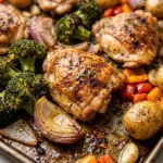 Sheet Pan Budget Chicken Veggies Under $10 One Pan Easy Family