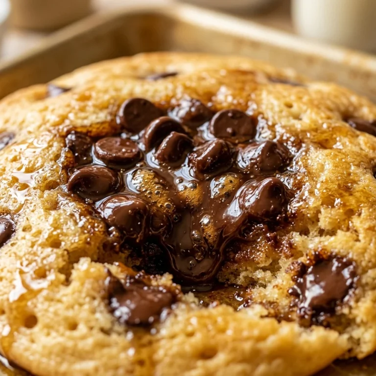 Sheet Pan Chocolate Chip Pancakes Gooey Fluffy Feeds 8