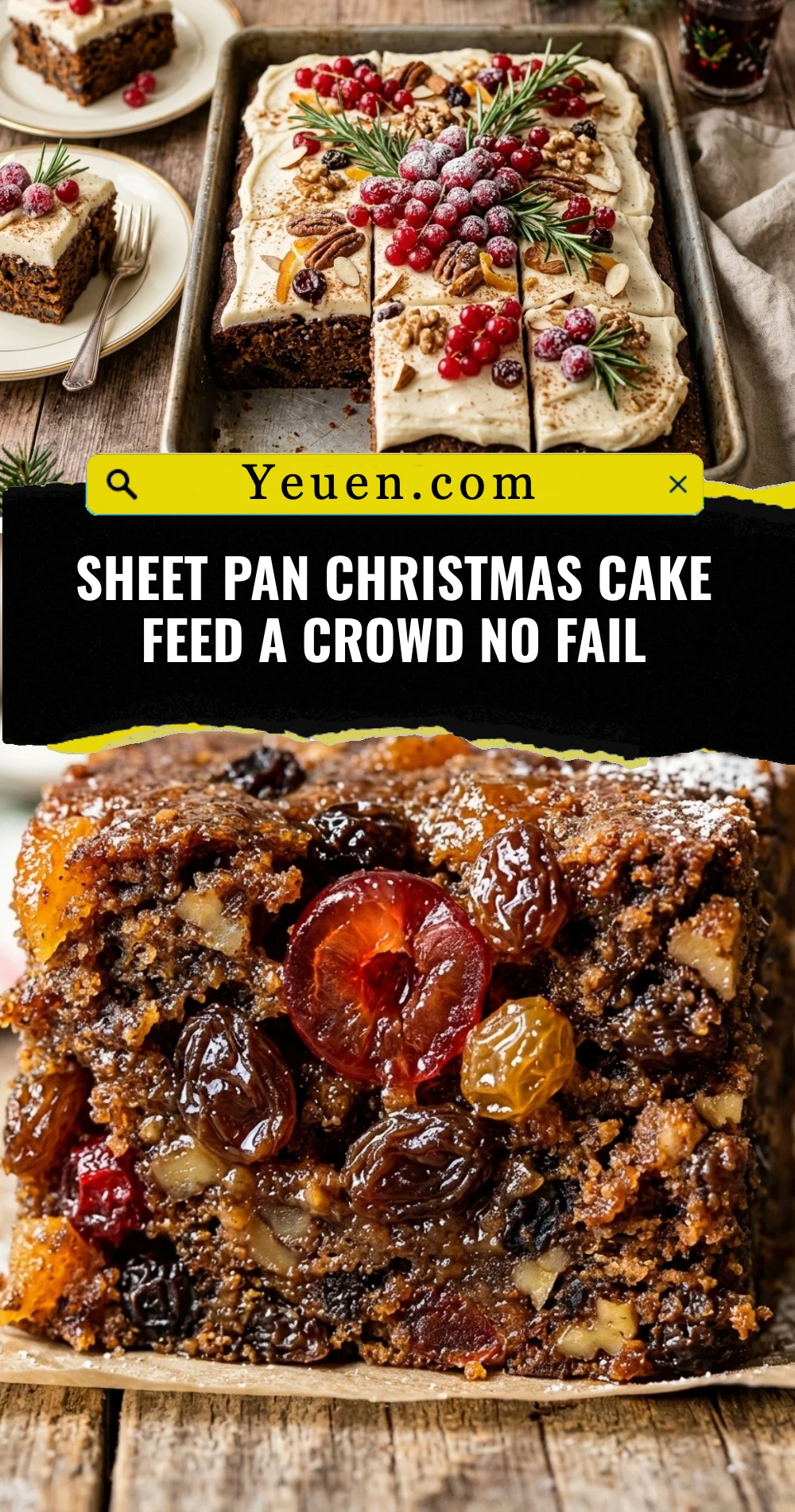 Sheet Pan Christmas Cake Feed A Crowd No Fail