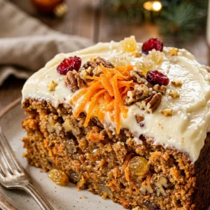 Sheet Pan Christmas Carrot Cake Feed A Crowd Easy
