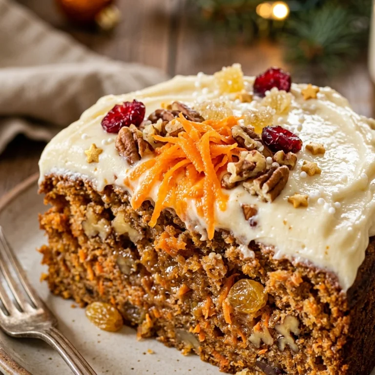 Sheet Pan Christmas Carrot Cake Feed A Crowd Easy