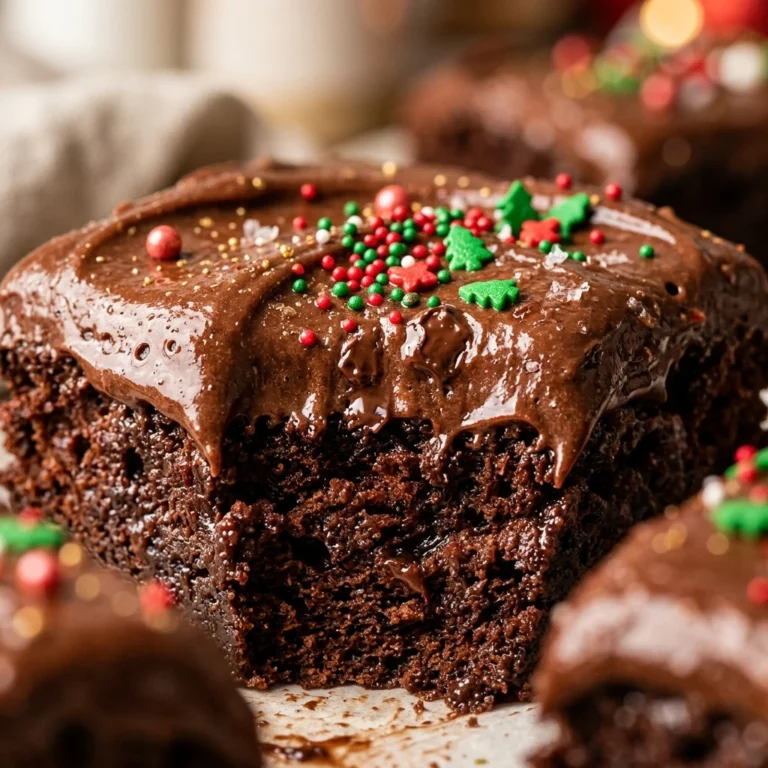 Sheet Pan Christmas Chocolate Cake Feed A Crowd