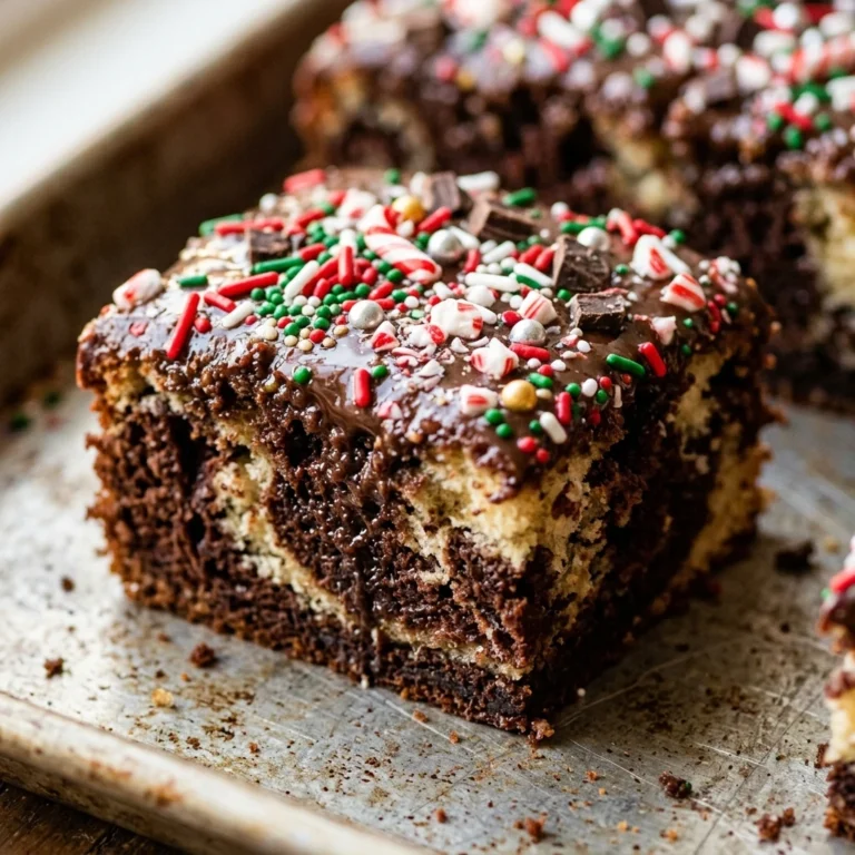 Sheet Pan Christmas Marble Cake Feed A Crowd