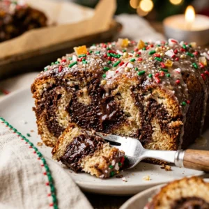 Sheet Pan Christmas Marble Cake Feed A Crowd