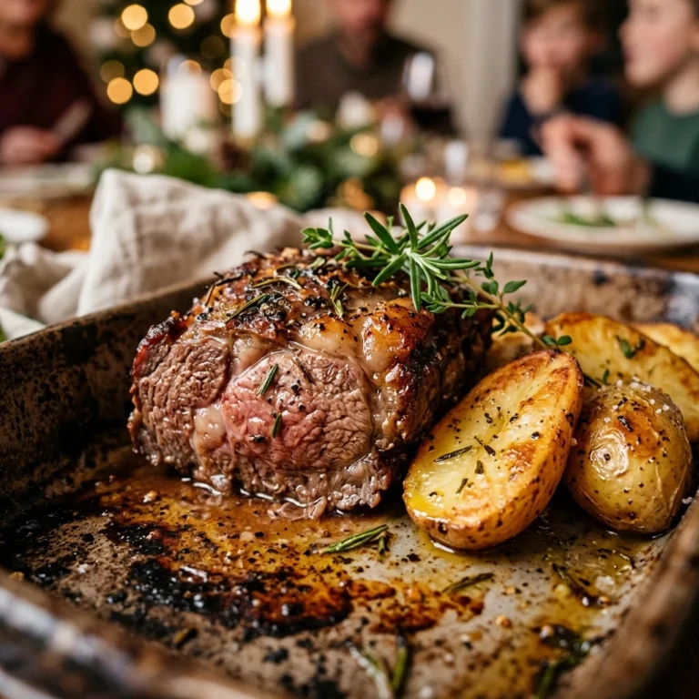 Sheet Pan Christmas Roast And Potatoes Easy One Pan Cozy Family