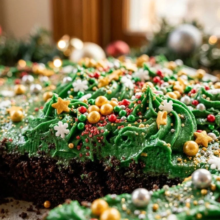 Sheet Pan Christmas Tree Cake Feed A Crowd Easy