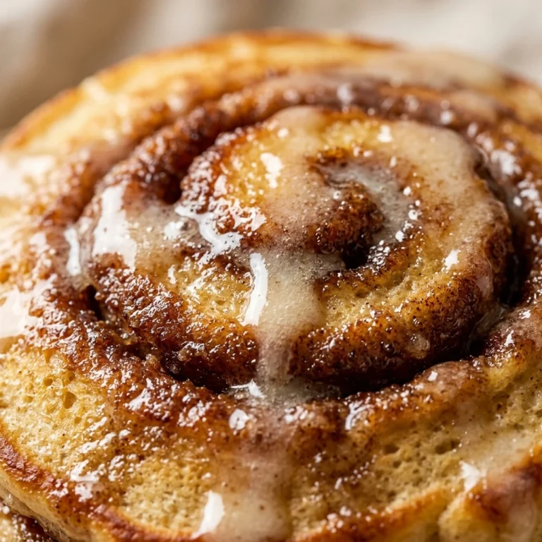 Sheet Pan Cinnamon Roll Pancakes Swirl Glaze Family