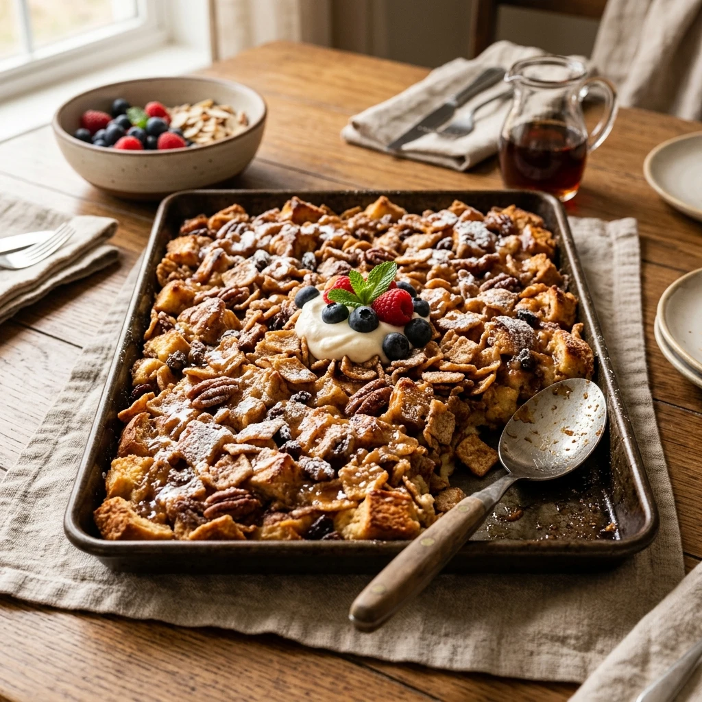 Sheet Pan Cinnamon Toast Crunchy Sweet Family Feeds 8