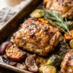 Sheet Pan Maple Chicken Dinner One Pan Easy 20 Min Family