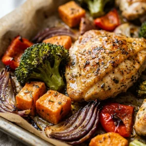 Sheet Pan Meal Prep Chicken Veggies One Pan Easy 20 Min Family