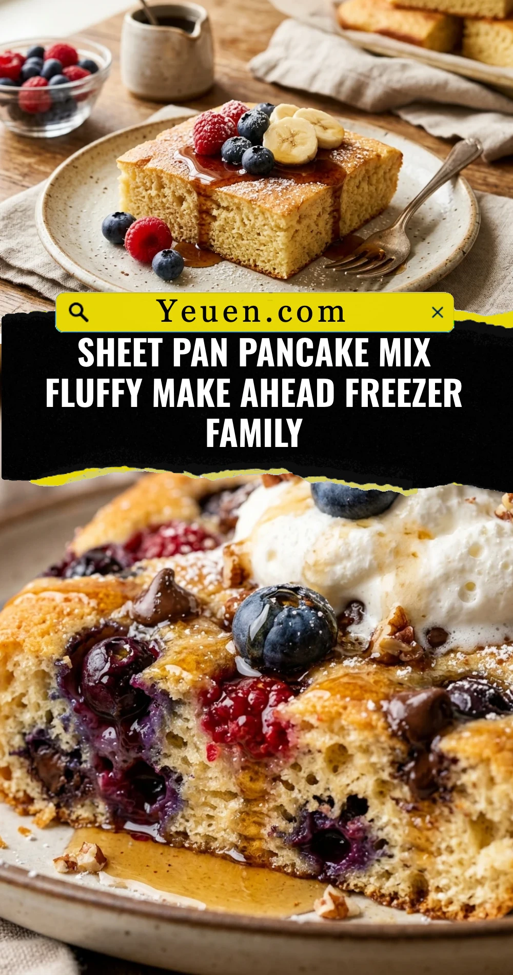 Sheet Pan Pancake Mix Fluffy Make Ahead Freezer Family