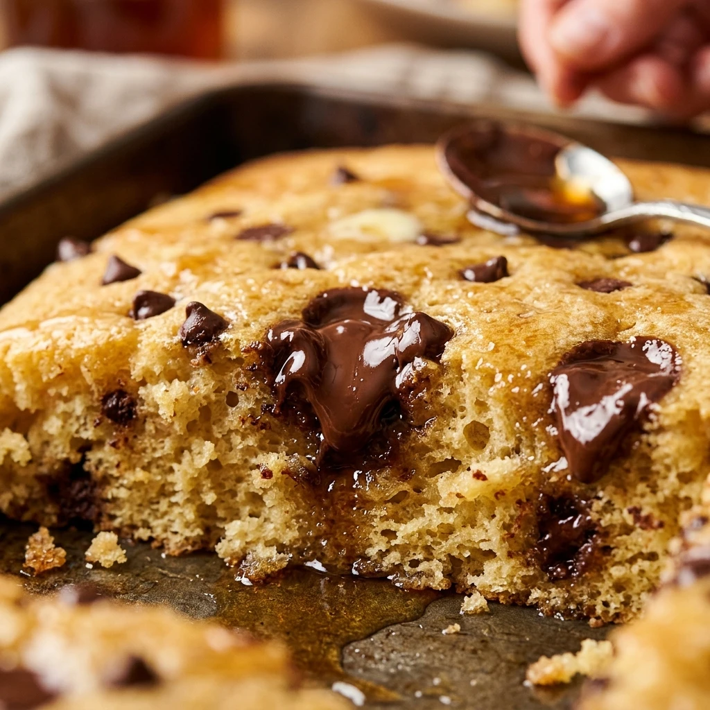 Sheet Pan Pancakes Chocolate Chip Family Brunch