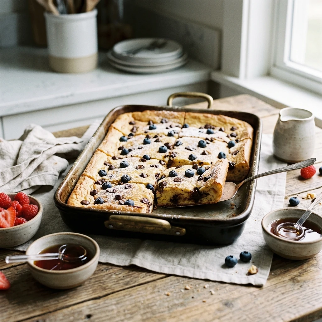 Sheet Pan Pancakes No Flip Large Family