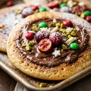 Sheet Pan Pancakes Nutella Christmas Easy Make Ahead Feed Crowd