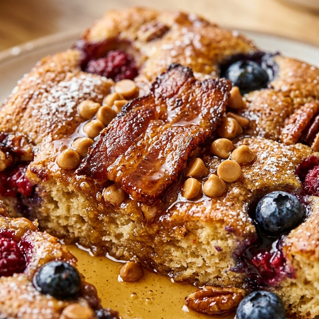 Sheet Pan Pancakes With Bacon Family Brunch