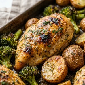 Sheet Pan Ranch Chicken Dinner One Pan Easy 20 Min Family
