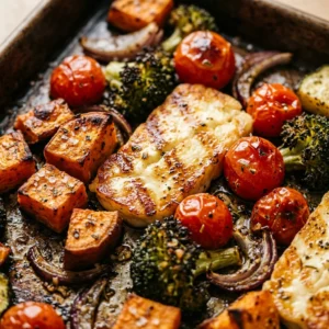 Sheet Pan Vegetarian Dinner One Pan Easy 20 Min Family
