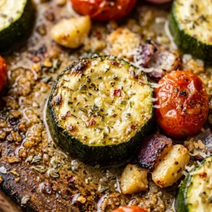 Sheet Pan Zucchini Dinner One Pan Easy 20 Min Family Vegetarian