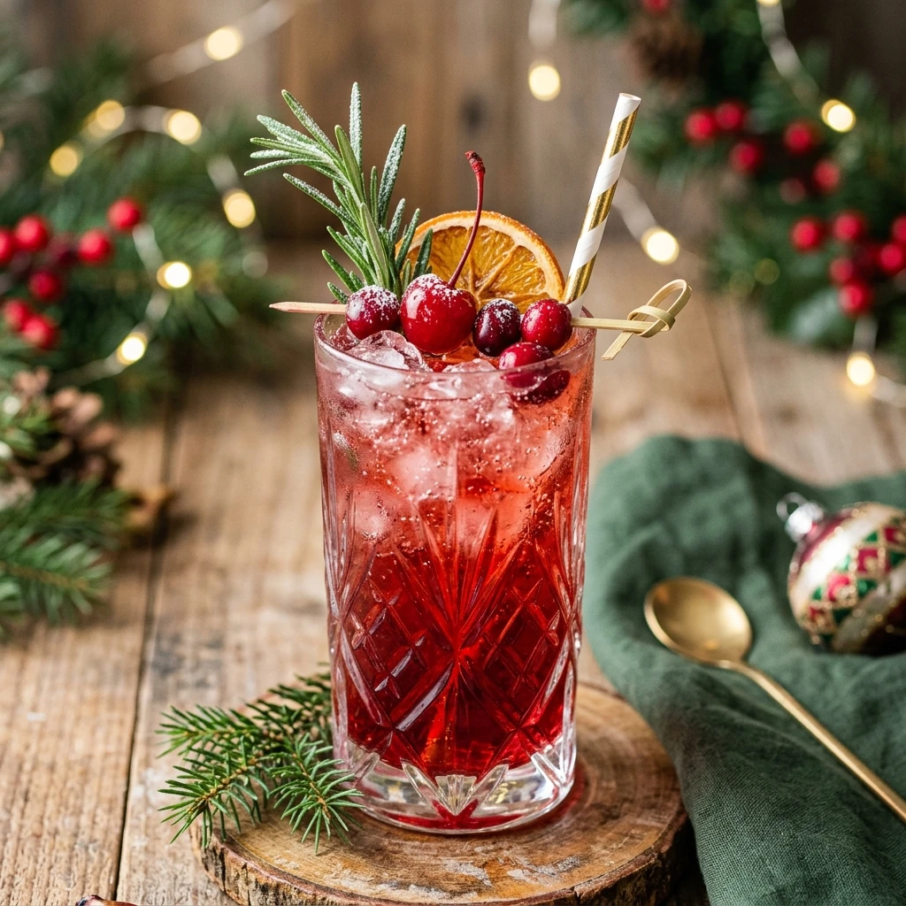 Shirley Temple Drink Christmas Version