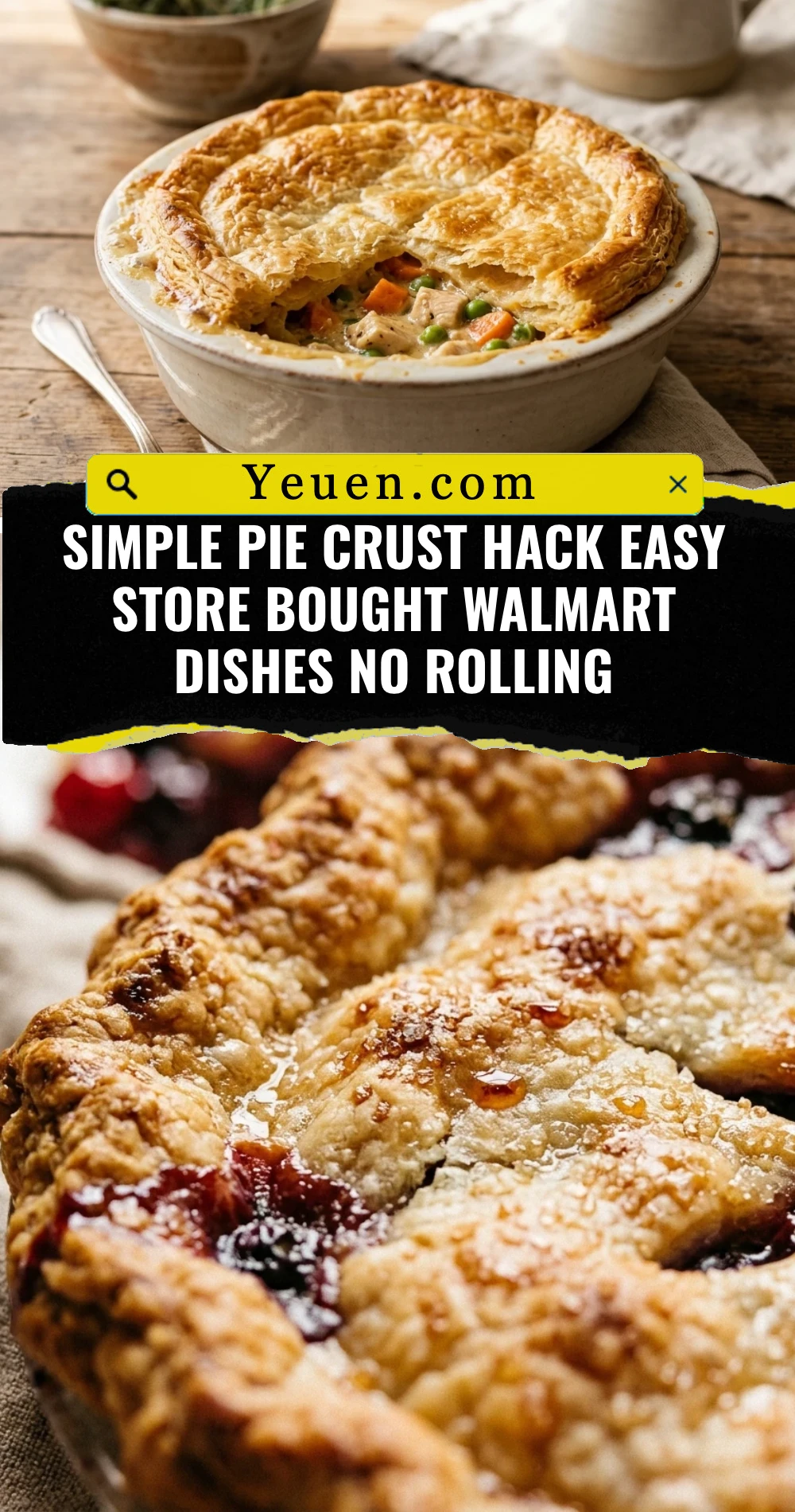 Simple Pie Crust Hack Easy Store Bought Walmart Dishes No Rolling