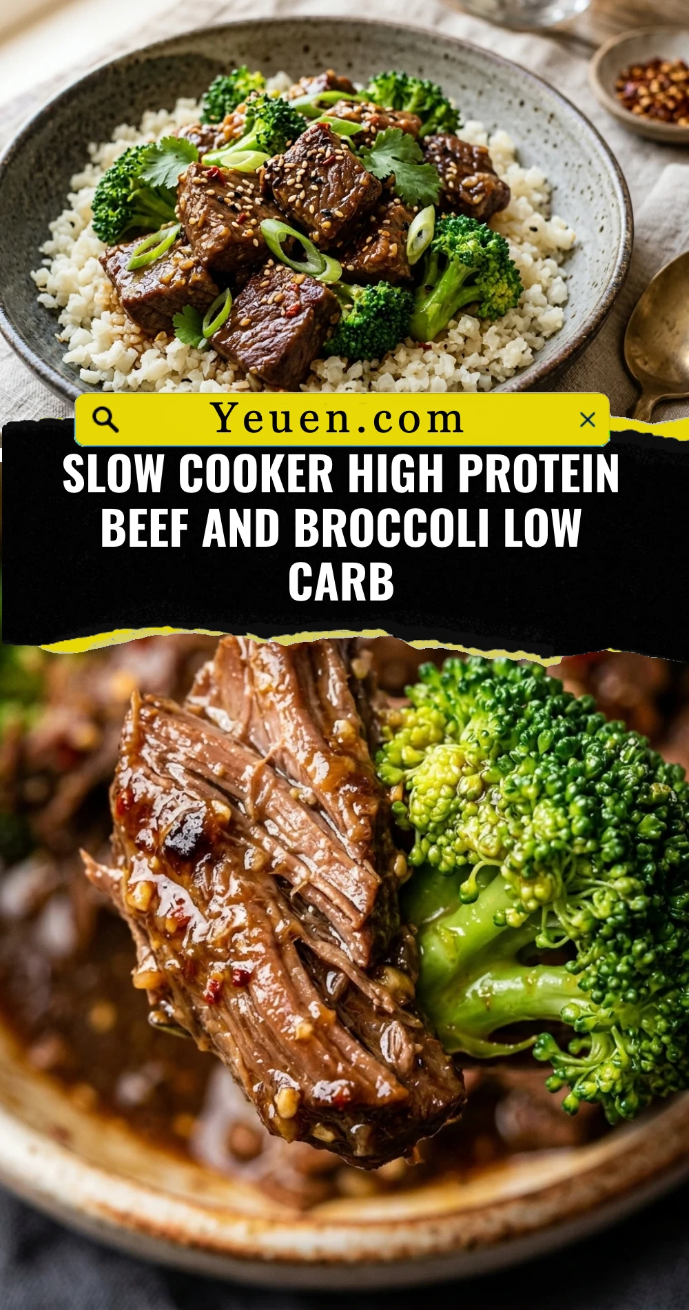 Slow Cooker High Protein Beef And Broccoli Low Carb