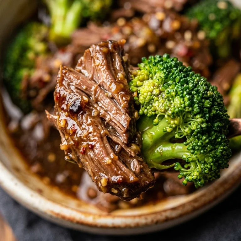 Slow Cooker High Protein Beef And Broccoli Low Carb