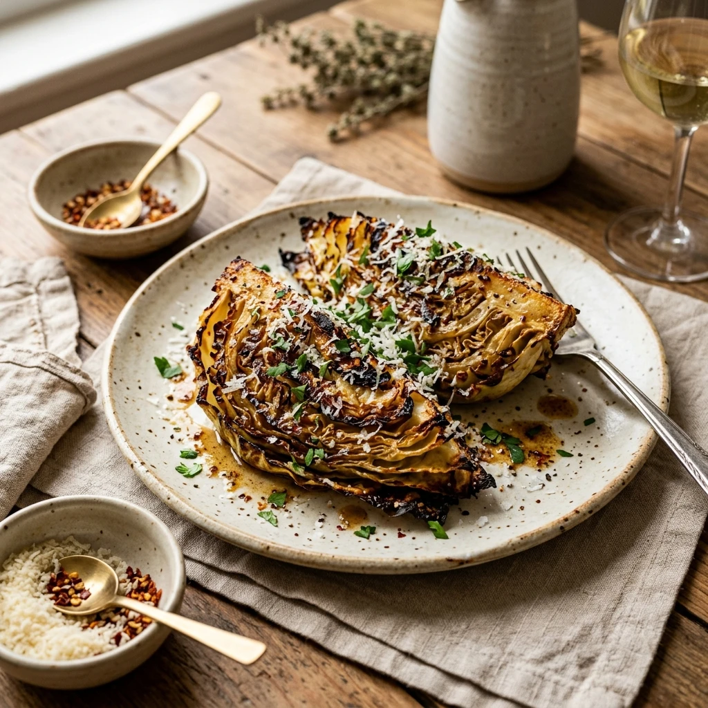 Smashed Cabbage Crispy Roasted Viral 2026