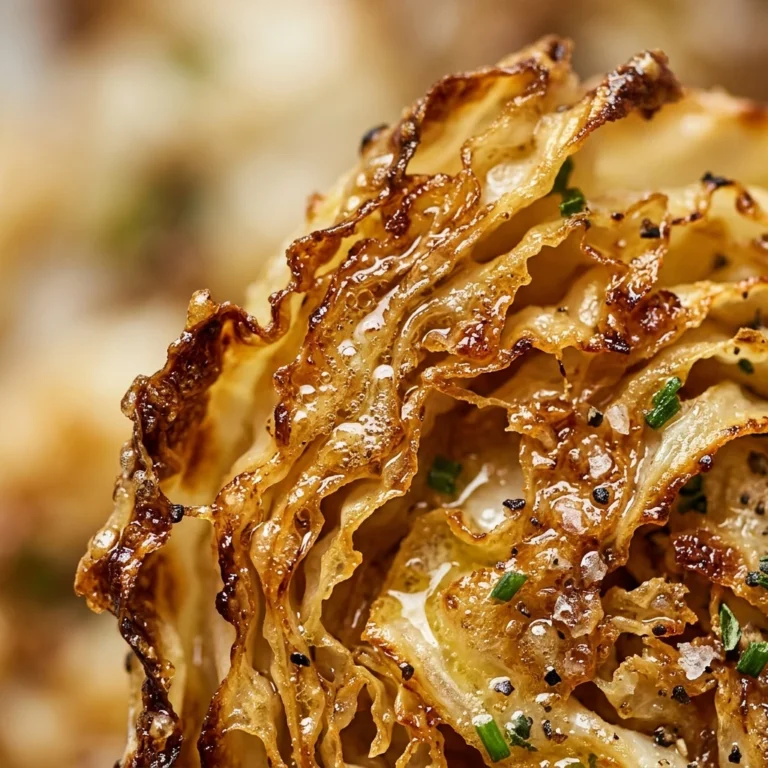 Smashed Crispy Cabbage With Butter
