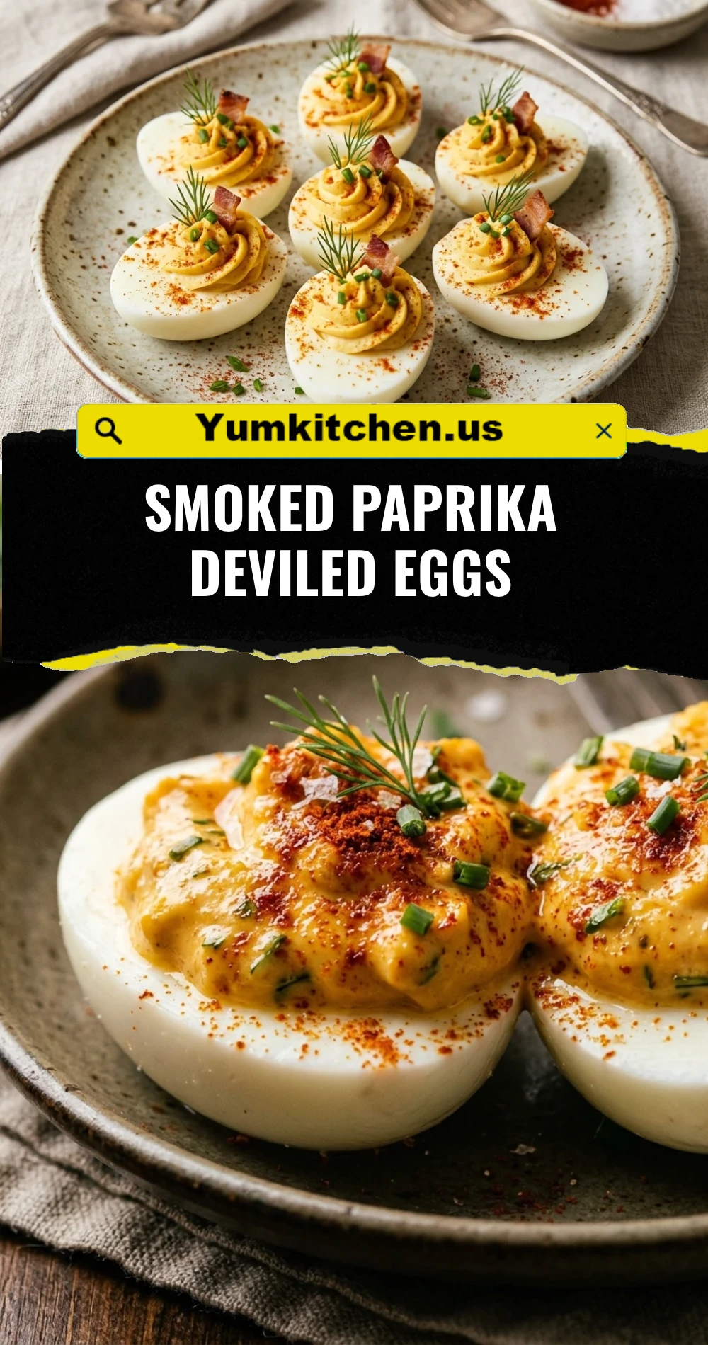 Smoked Paprika Deviled Eggs