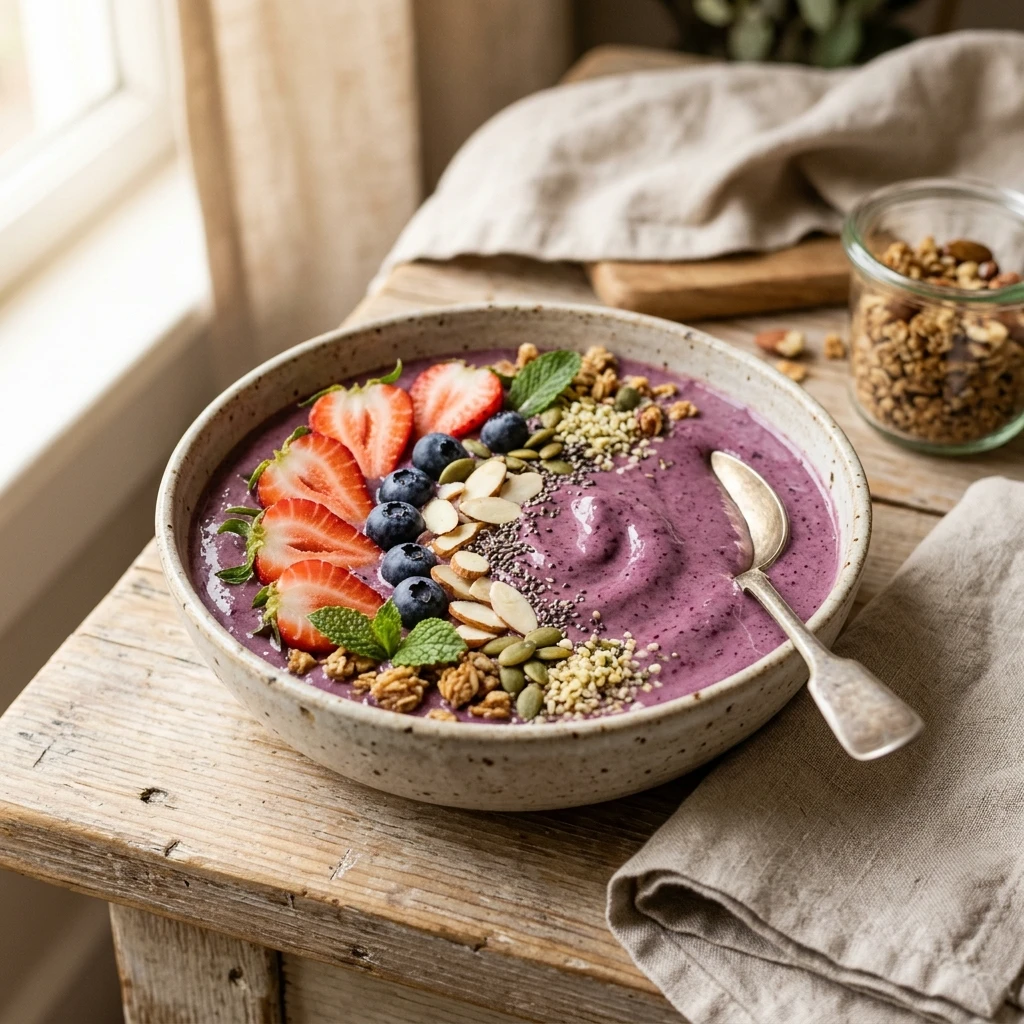 SmoothieBowlStudio Thick Creamy Smoothie Bowl Healthy Easy High Protein