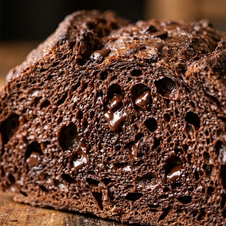 Sourdough Chocolate Bread Easy Homemade Beginner Artisan