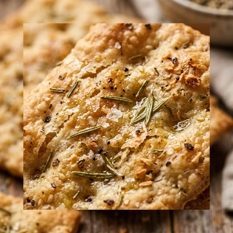 Sourdough Discard Focaccia Crackers No Waste